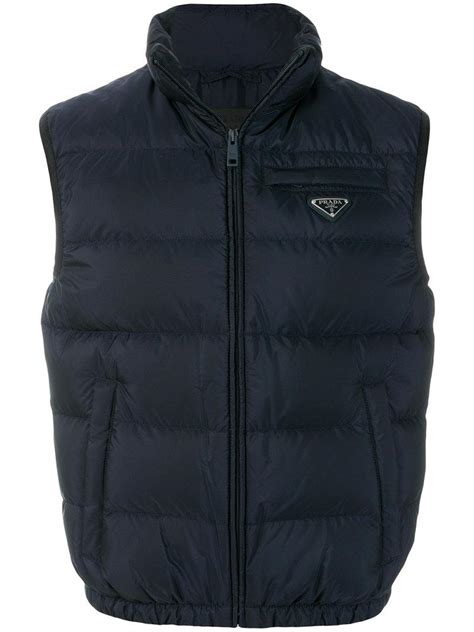 prada no sleeve jacket